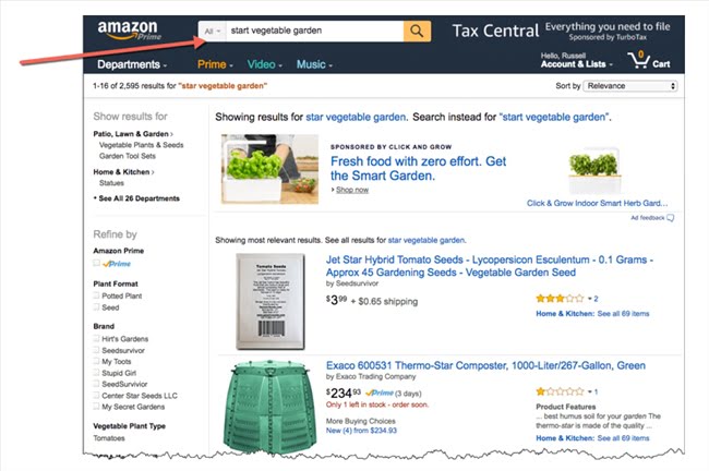 100842 search marketing amazon