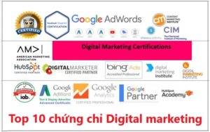 chứng chỉ digital marketing hàng đầu