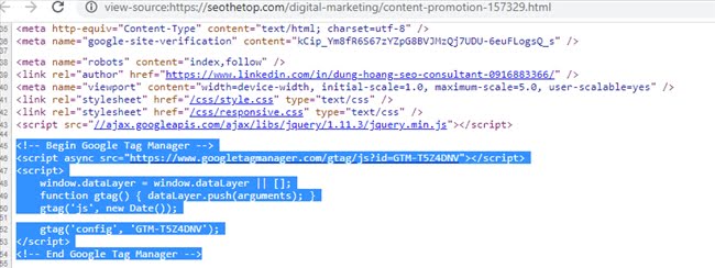 150855 google tag manager code tracking html
