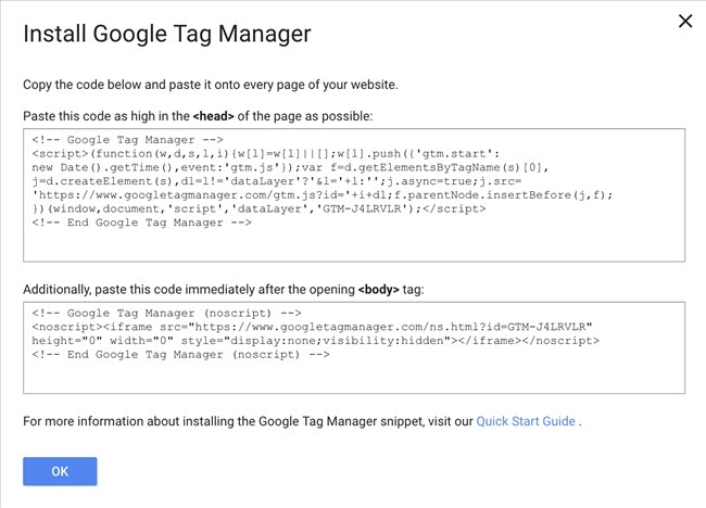 150859 google tag manager install code