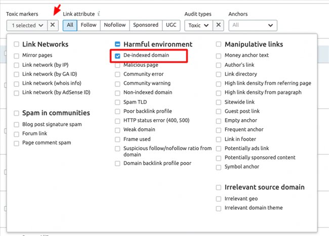 151136 audit backlink harmful